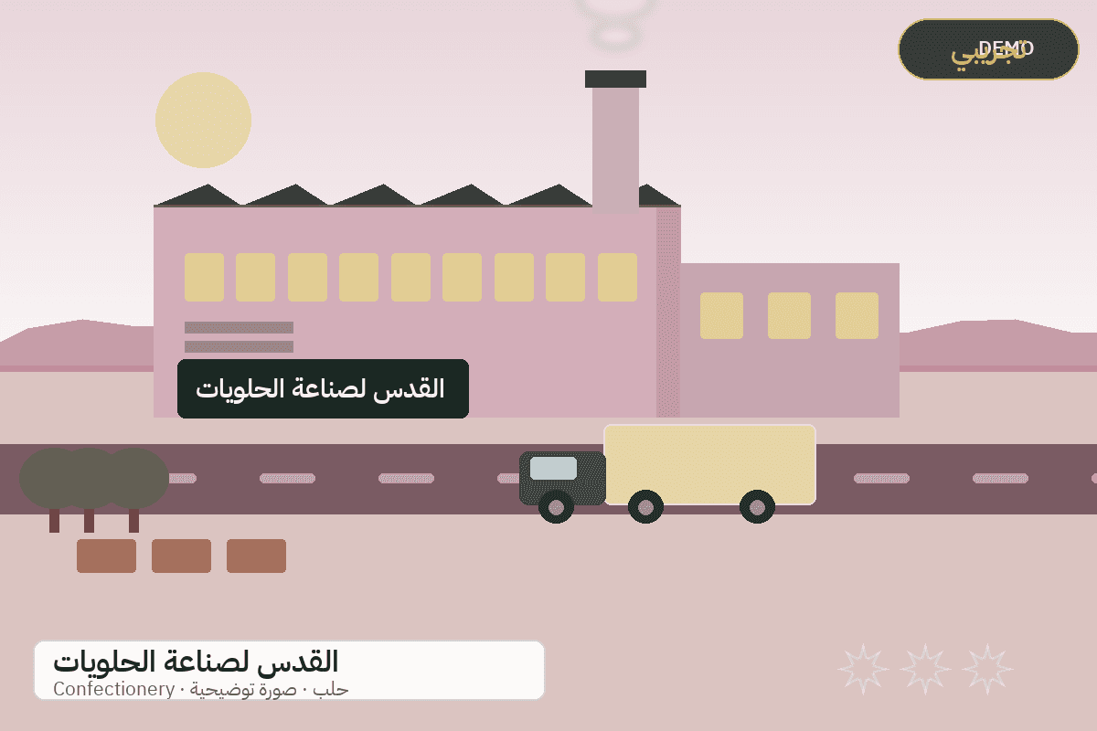 Demo facility illustration — Al-Quds confectionery