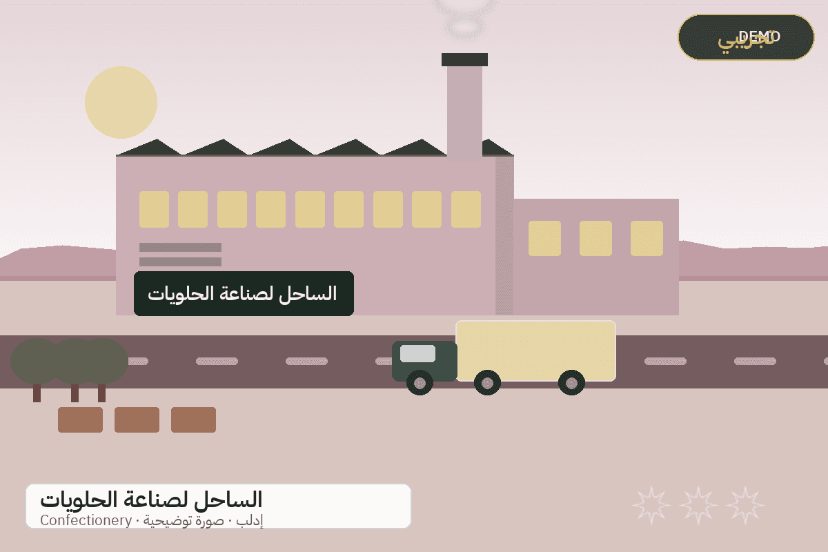 Demo facility illustration — Al-Sahel confectionery