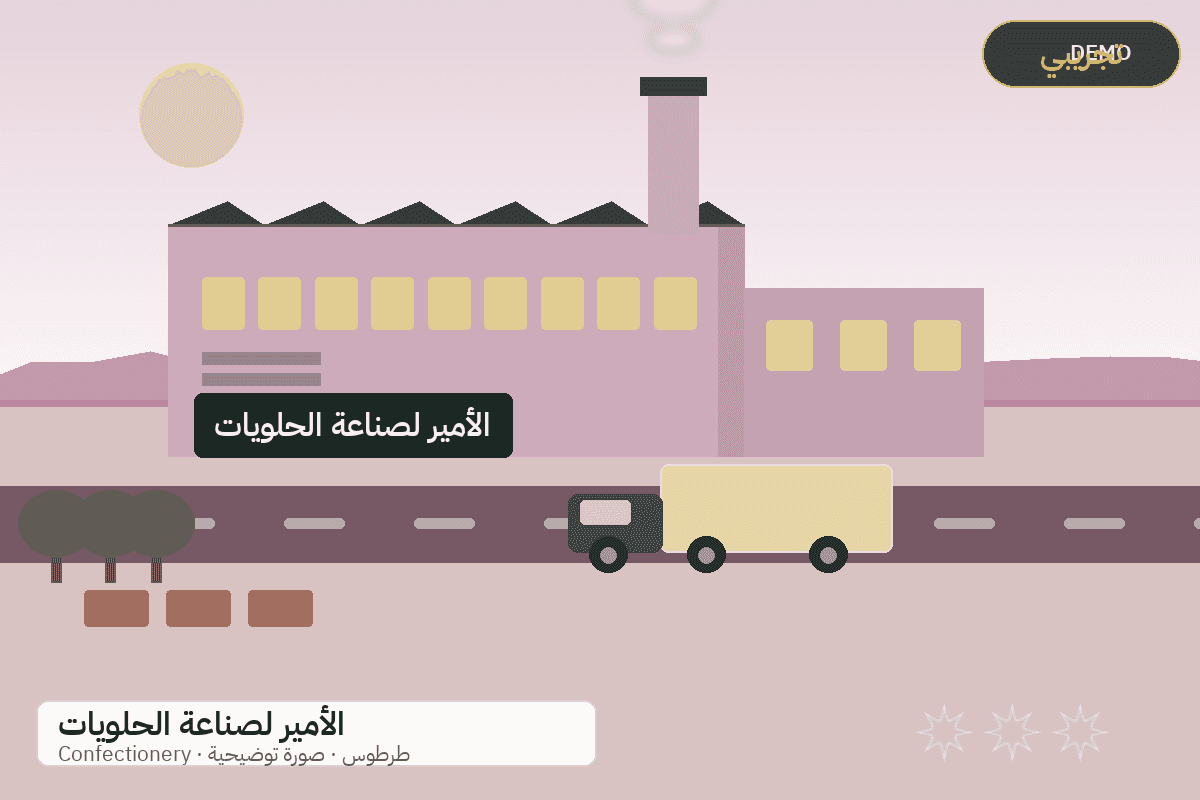 Demo facility illustration — Al-Amir confectionery