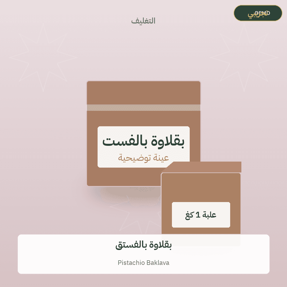 Demo image — Pistachio Baklava (Sweets & Confectionery) — illustration